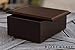 Wooden Storage Box for Home - Large Wood Keepsake Box with Lid - Dark Brown Wooden Memory Box - Wooden Boxes (Dark Brown)