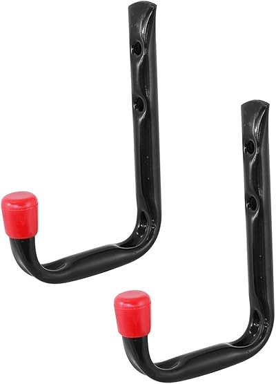 Dekton 2 PC 12 MM General Purpose Hooks Ladder Bicycle Tool Hose Wood Hanger