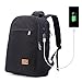 Laptop Backpack, Business Computer Bag Waterproof Travel Backpack College School backpack for Men Women with USB Charging Port Fits 17 inch Laptop & Notebook Large Capacity Backpacks by beyle (Black)
