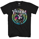 Venom Gradient Ripped Avengers Villain Comic Book Adult Mens Graphic T-Shirt (Black, Small)