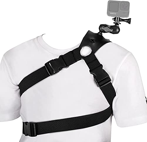 Taisioner Shoulder Mount Compatible with GoPro Other Action Camera and Cell Phone for Video Shooting
