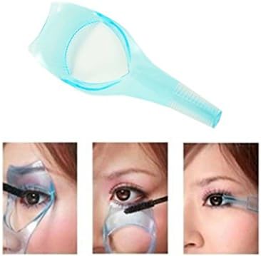 Andesan Multifunctional Makeup Mascara Eyelash guide Comb for Cosmetic Tool (Blue)
