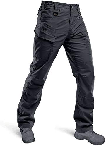 charcoal grey cargo work pants