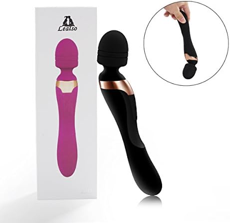 NIPANPU Waterproof Wand Massager Handheled - Personal Massager Wand for Women and Men Cordless 18 Modes for Neck Back Powerful Body Massage Wand - Rechargeable Mini Electric Power