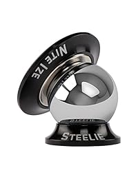 Nite Ize Steelie Orbiter Dash Kit Soporte magnético de bajo perfil para salpicadero de coche para...