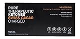 KETO//OS MAX Swiss Cacao CHARGED, BHB Salts Ketogenic Supplement - Beta Hydroxybutyrates Exogenous Ketones for Fat Loss, Workout Energy Boost and Weight Management through Fast Ketosis, 20 Sachets