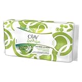 (Pack of 2) Olay Fresh Effects As Fresh As New Exfoliating Wet Cloths, 25 Count