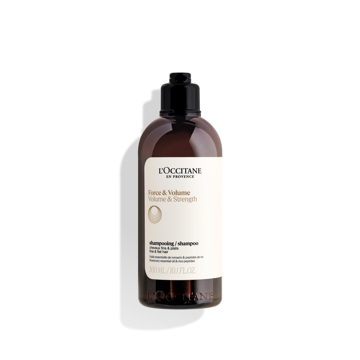 L'OCCITANE Volume & Strength Shampoo 300 ml | Silicone-Free | Vegan & 99% Readily Biodegradable | Enriched with Essential Oils | Luxury & Clean Beauty Hair Care for All Hair Types