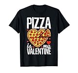 Pizza Is My Valentine Funny Valentines Day Gifts Boys Kids T-Shirt