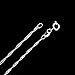 SUBANG 12 pcs Necklace 1.2mm 18 inches 925 Silver Plated Water Ripple Chain Necklace with Lobster Clasps for Jewelry Making