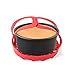 WYJP Pressure Cooker Sling Silicone Bakeware Sling for Instant Pot 6 Qt/8 Qt Anti-scalding Bakeware Lifter Steamer Rack Red, Dishwasher Safe