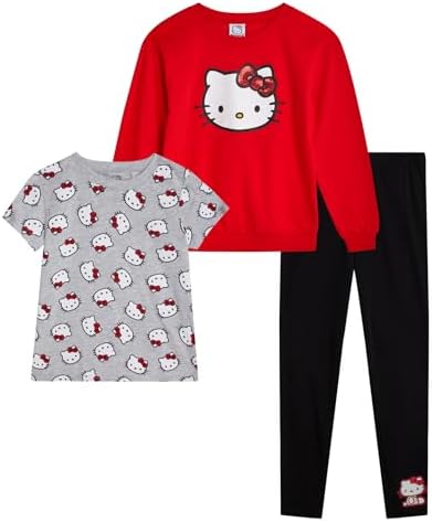 Amazon.com: Hello Kitty Girls Pant Set - 3 Piece Short Sleeve