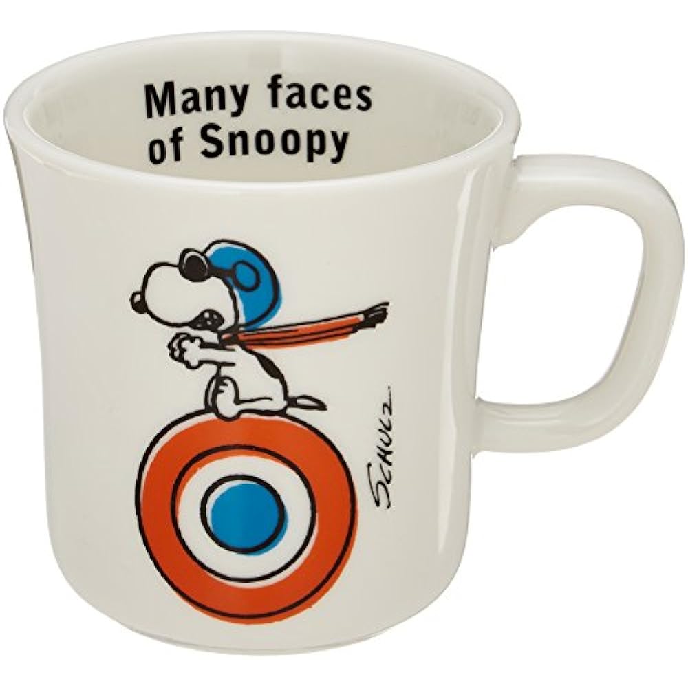 Snoopy Coffee Cups & Mugs Peanuts Porcelain Yamaka SN22111 Flying Ace