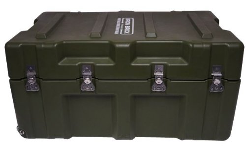 Iron Brick Trunk - STRONGEST Trunk - Forest Green