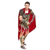 Brave Men’s Roman Gladiator Costume Set for Halloween Audacious Dress Up Party (Stardard)