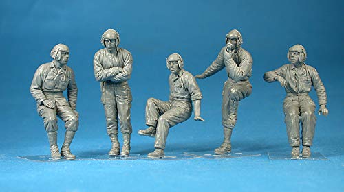 MiniArt 35126 US Tank Crew, WWII Military Miniatures 1/35 Scale Model Kit ...