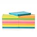15-Pack Super Sticky Pad for Home & Office, 7.5 x 7.7cm Super Sticky Notes, Neon Sticky Pad for School, 80 Leaves/pad Sticky Notes for Reminders, Neon Colored Stickies Study Aids, Sticky Note