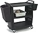 Carlisle FoodService Products Plastic Bussing Cart, 300 lb Capacity, 36.25