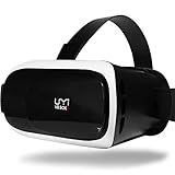 UMIDIGI VR Headset, Virtual Reality Box, 3D Virtual Video Glasses (Google Cardboard, Focal and Pupil Distance Adjustment for iPhone Samsung Moto LG Nexus HTC, Black/White)