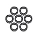 Favordrory 1/4 Inch Stainless Flat Washer, 5/8 Inch Outside Diameter, 304 Stainless Steel, 100 Pieces