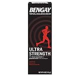 Ultra Strength Bengay Pain Relief Cream, Topical Analgesic for Arthritis, Muscle, Joint & Back, 4 Ounce (Pack of 1)