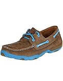 Twisted X Women's And Neon Blue Driving Mocs