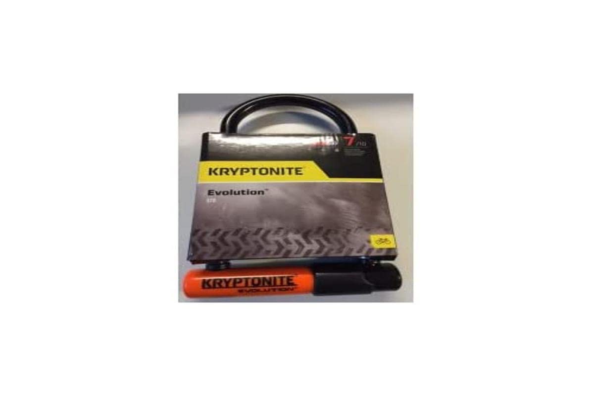 Kryptonite New York STD Anti-Theft Lock, Black / Orange, 16 mm
