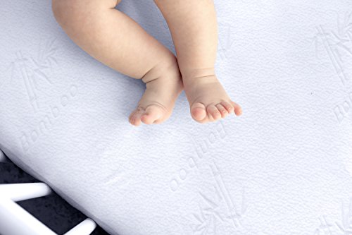 3 iLuvBamboo+Crib+Mattress+Protector+Hypoallergenic