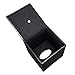 KINGSO Square PU Leather Tissue Box Cover Holder for Home Office Hotel 5.05.05.1 Inch Black