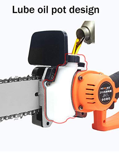 Elektrische Sägen,Elektrische Kettensäge,20CM Akku Säge Der batteriebetriebene Mini-Holzschneider Aller Zeiten… – Bild 5