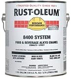 Rust-Oleum 8400 System <450 Voc Food & Beverage Alkyd Enamel, Gloss White Gallon Can - Lot of 2