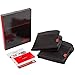 Lusso Gear Backseat Car Organizer & Car Seat Protector for Kids 2-Pack - Black, 4 Pockets - Waterproof Oxford Kick Mats & Seat Back Storage - Machine Washable Mud & Scratch Barrier