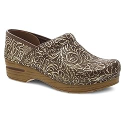 Dansko Women's Professional Antique Tooled Clogs