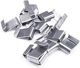 KINGLAKE 100 Pcs Greenhouse Z Clips Stainless Steel 13mm Overlap Glazing view 7