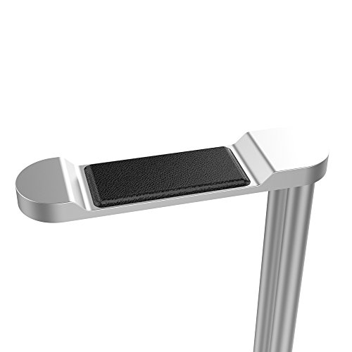 Jokitech Dual Aluminum TV Headphone Stand Wireless Organizer,Suitable for Beats,Sennheiser,Sony,Audio-Technica,Bose,Shure,AKG, Kids' Headphones,Logitech,JBL,Razer Gaming Headphones and More (Silver)