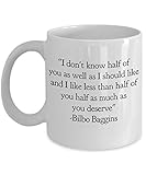 Lord of the Rings Coffee Mug - Bilbo Baggins Quote Cup Gifts