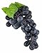 JEDFORE 4 Bunches of Artificial Black,Red, Green and Purple Grapes Fake Fruit Home House Kitchen Party Wedding Decoration Photography - 4 Colors