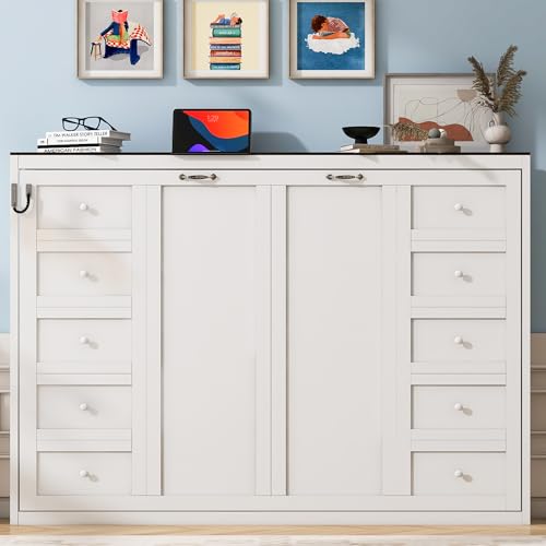 MERITLINE Full Horizontal Murphy Bed