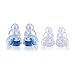 Noise Cancelling Earplugs, Bienmonde Reusable 16db NRR Filters High Fidelity Hearing Protection Earplugs for Sleeping Concerts Constructions Motorcycles Travels Music Festivals (2 Pair, Blue)