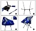  Nenda collapsible beach hiking foldable camp light sports outdoor picnic festival gear chairs adults men women kids blue