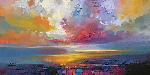 The Art Group Scott Naismith (Uig Clouds) 30 x 60cm Canvas Print