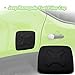 Yoursme Door Fuel Filler Cap, Front Mesh Grilles, Headlight and Taillight Covers for Jeep Renegade 2015 2016 2017 2018 - Black Exterior Trim Kit Set 14PCS