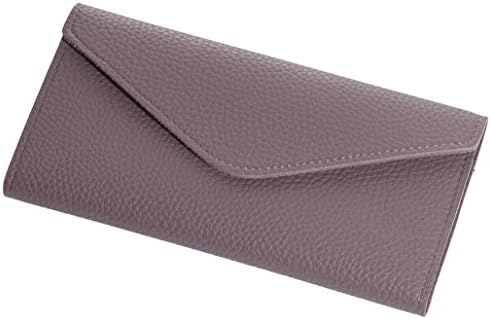 CKLT Women's Multi-card Slots Soft PU Leather Snap Closure Card Holder Clutch Wallet Ladies Retro Purse (purple)