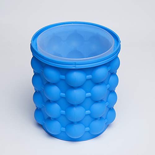 Ice Cube Genie Silicone Bucket As Minifridge/Freezer Maker,Flexible And