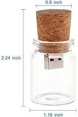 Hsthe Sea 5pk 4GB USB 2.0 Flash Drive Storage Jar Bottle Cork Memory Stick view 4