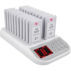 VEVOR Restaurant Pager System 20 Coasters Max 98