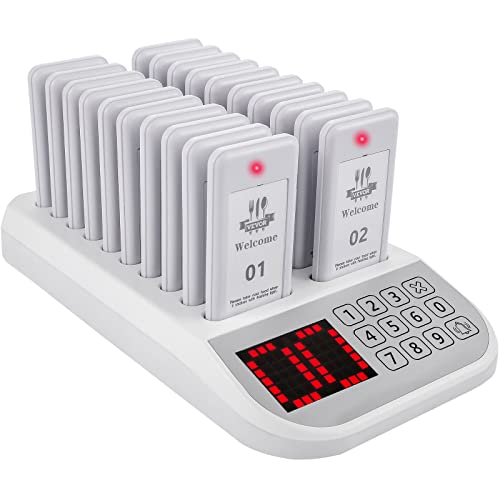 VEVOR Restaurant Pager System 20 Coasters Max 98