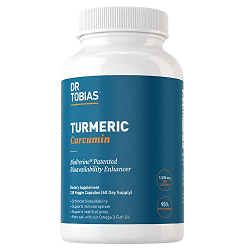 Dr. Tobias Turmeric Curcumin Supplement with BioPerine & Black Pepper