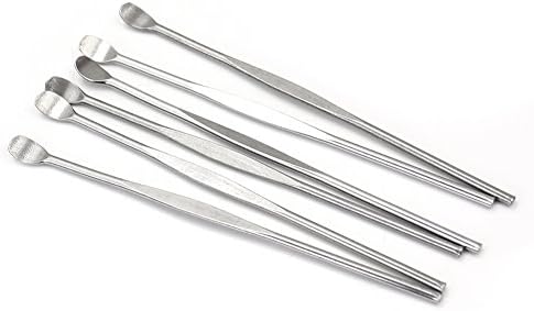 Amazon.com: 6Pcs Stainless Steel Ear Pick Curette Wax Remover Cleaner Tool  Silver Earpick: Health & Personal Care