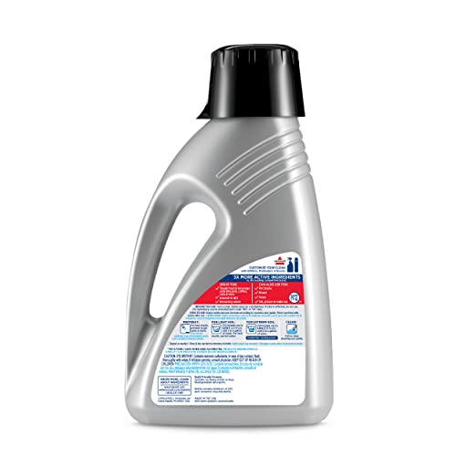 BISSELL PRO OXY CARPET DEEP CLEAN SOLUTION, FOR USE IN LEADING UPRIGHT CARPET CLEANERS, 48OZ, REMOVES DEEP DOWN DIRT, STAINS & ODORS